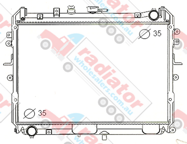 RW017120M Radiator